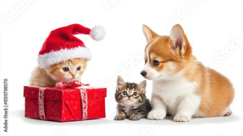 Festive Pets with Christmas Carol Sheet Music