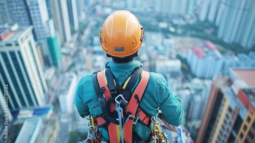 A high-rise perspective the courageous work of urban climbers in action photo