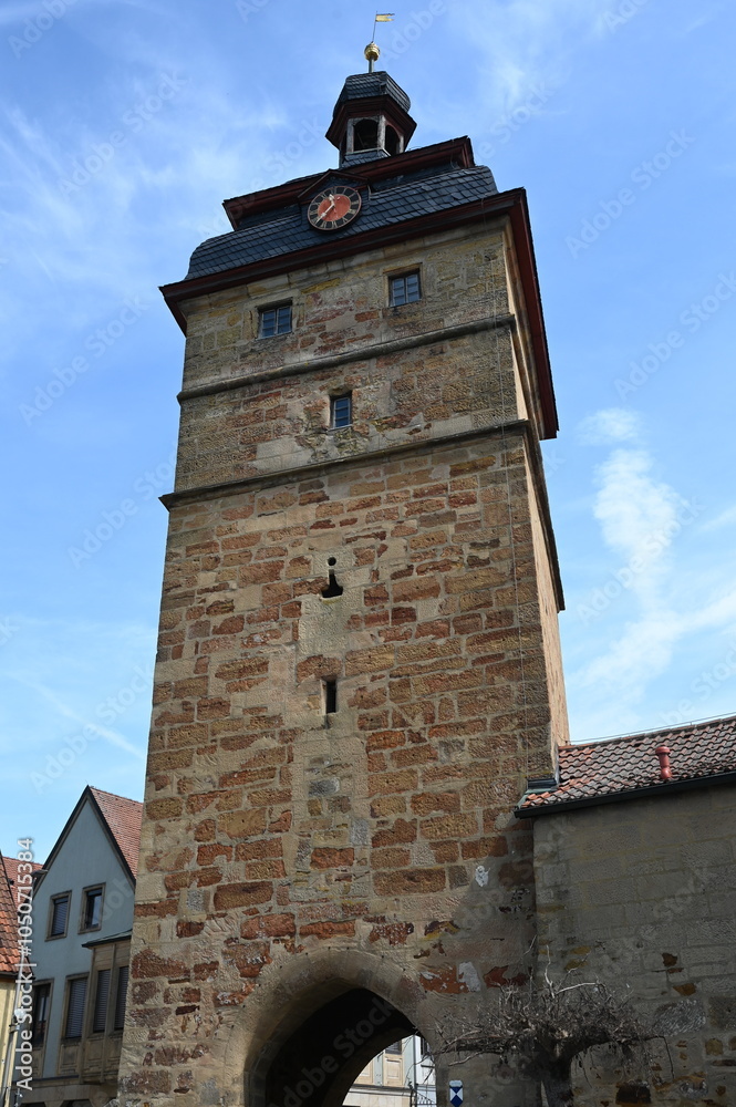 Fototapeta premium Stadtturm in Bad Staffelstein