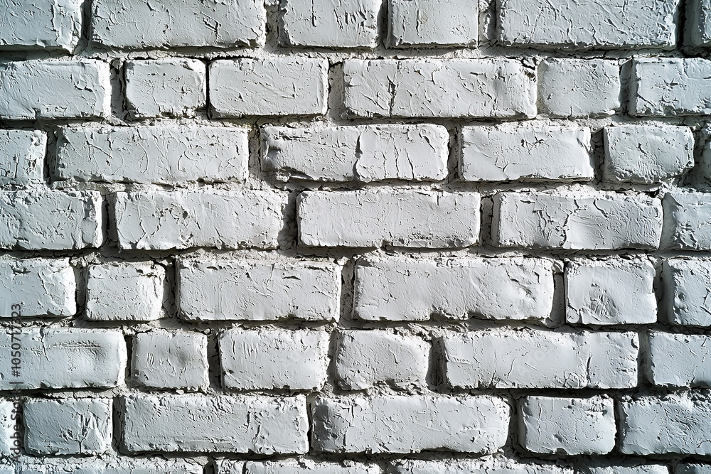 Obraz premium white brick wall background with texture 