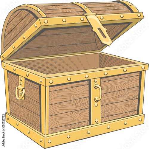 Wooden treasures case