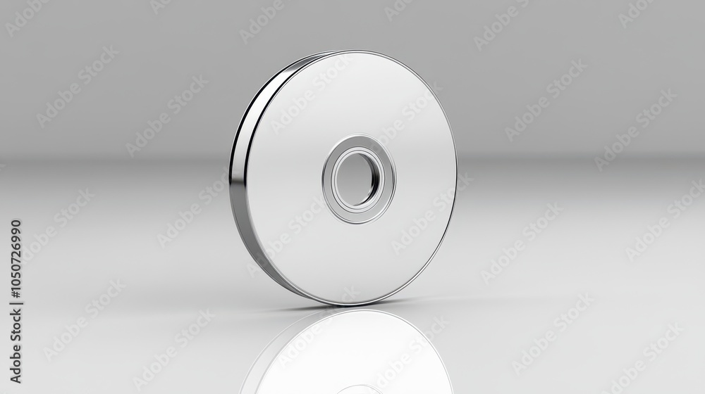 A plain white DVD cover stands against a gray backdrop, highlighting its elegant design A plain white DVD cover stands against a gray backdrop, highlighting its elegant design