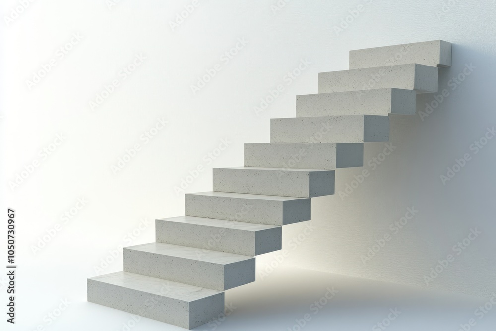 Minimalist Concrete Stairs with Clean Design Minimalist Concrete Stairs with Clean Design