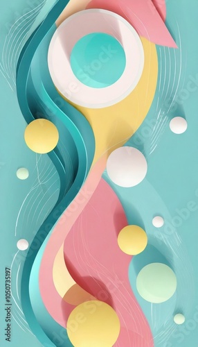 Wallpaper Mural Abstract colorful vertical background Torontodigital.ca