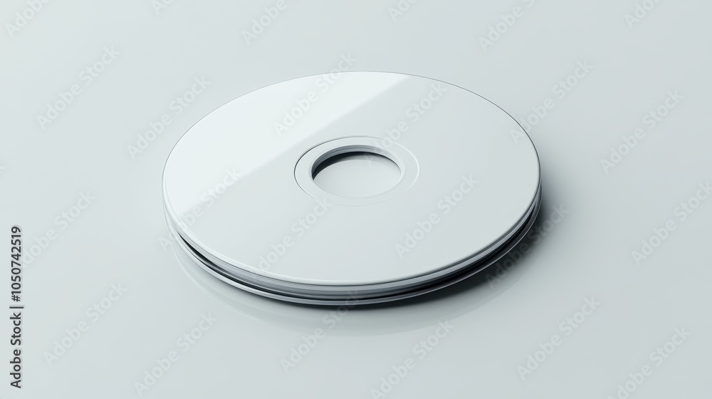 A clean, all-white DVD cover mockup is displayed on a light background, emphasizing simplicity A clean, all-white DVD cover mockup is displayed on a light background, emphasizing simplicity