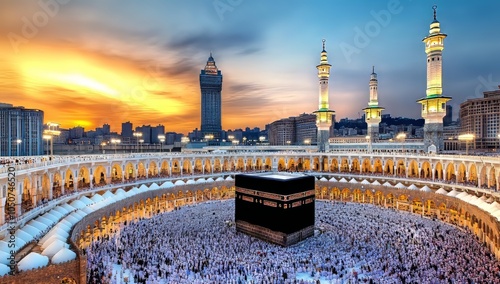 The Holy Kaaba: A Symbol of Faith in Mecca, Saudi Arabia photo