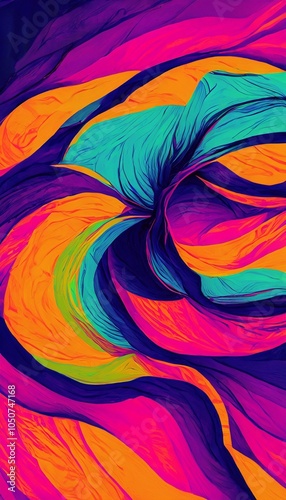 Abstract colorful shapes background