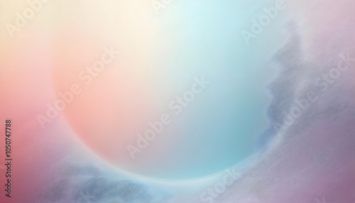 dreamy gradient background with modern abstract shapes - clouds wallpaper