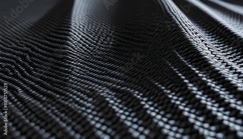 Wallpaper Mural A close-up of a carbon fiber surface used in sports equipment, highlighting its performance benefits and cutting-edge technology, Generative AI Torontodigital.ca