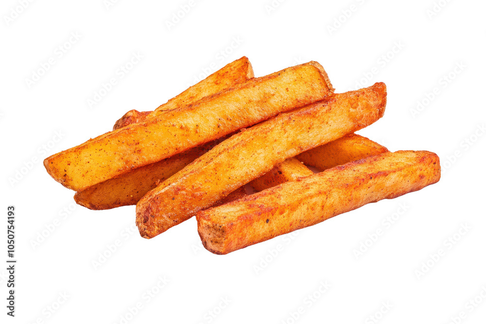 Golden fried plantain slices. Golden fried plantain slices.