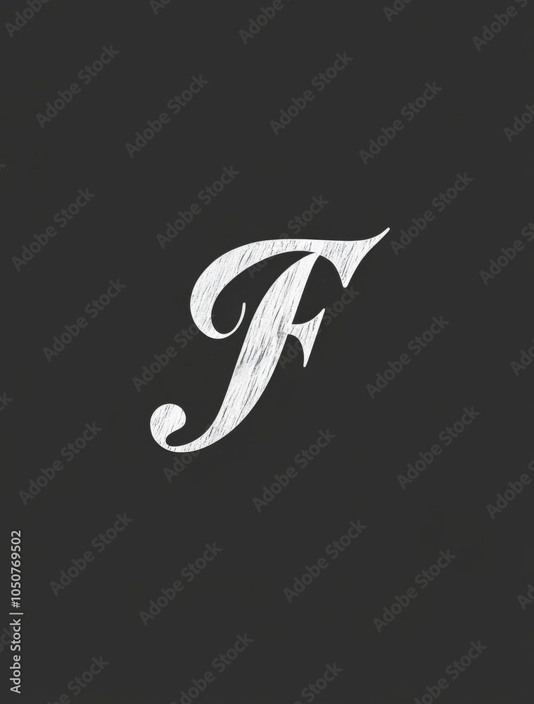 Obraz premium Minimalist logo design featuring the letter 