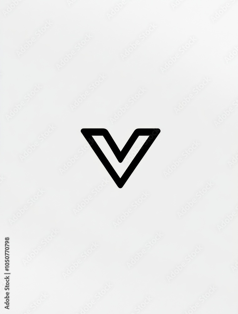 Minimalist logo design featuring the letter Minimalist logo design featuring the letter