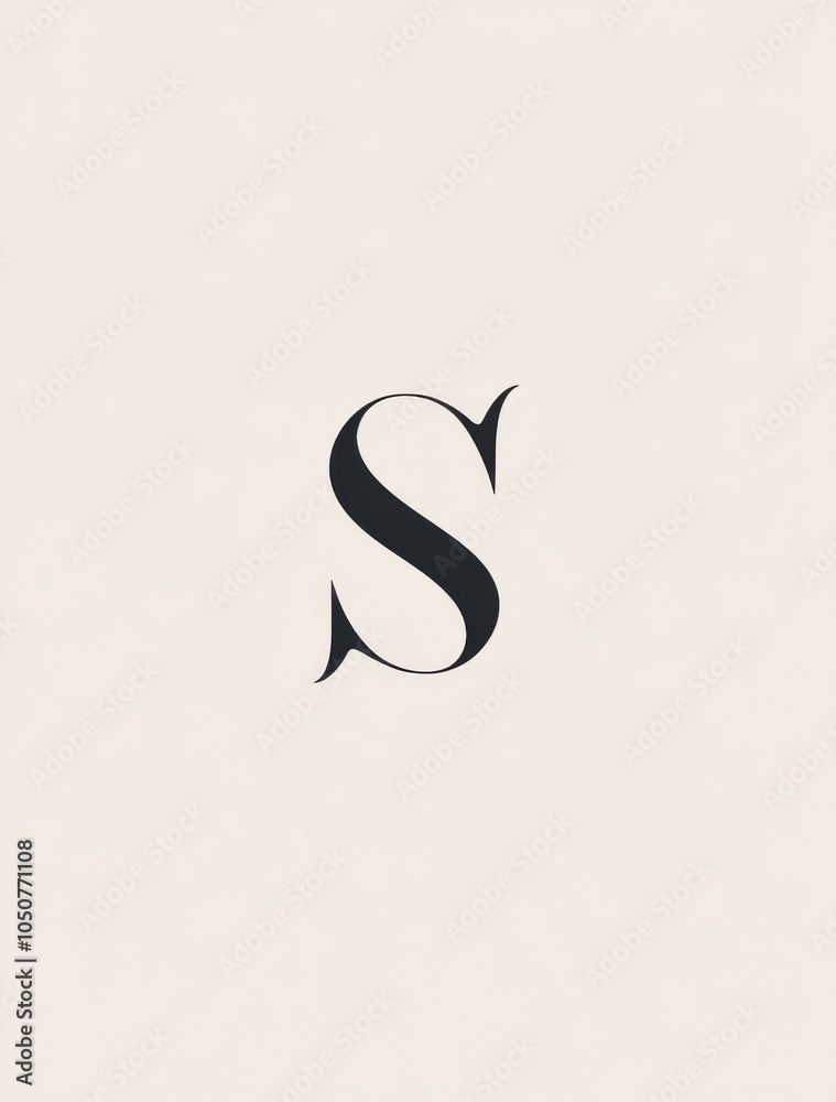 Minimalist logo design featuring the letter Minimalist logo design featuring the letter