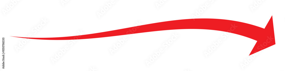 Long curved arrow icon vector. long arrow vector. flat style Arrow symbol. arrow on a white background. vector illustration. Long curved arrow icon vector. long arrow vector. flat style Arrow symbol. arrow on a white background. vector illustration.