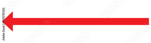 Long arrow icon.  long arrow vector. flat style Arrow symbol. arrow on a white background. vector illustration.