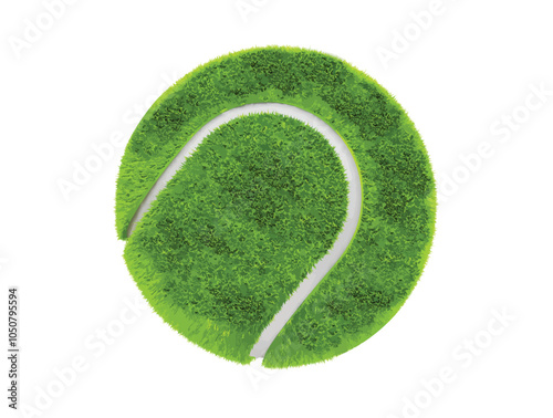 Tennis ball icon illustration render 3d