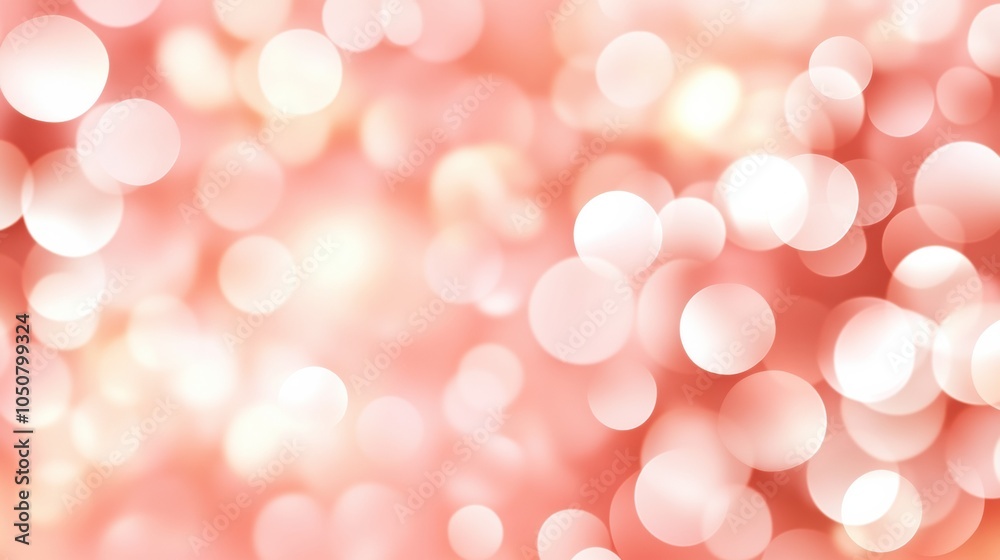Soft pink bokeh lights create a dreamy and romantic atmosphere, AI Soft pink bokeh lights create a dreamy and romantic atmosphere, AI