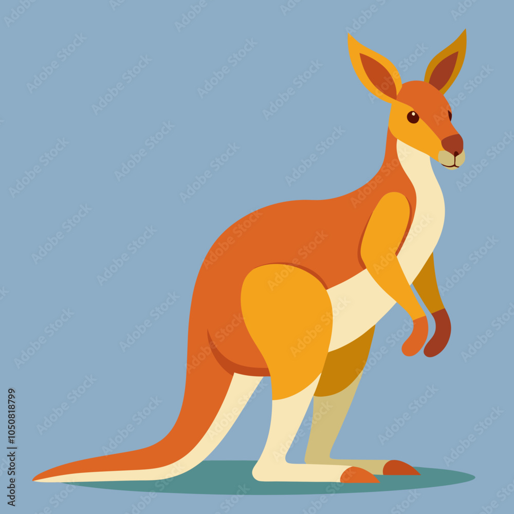 Obraz premium kangaroo in the sky