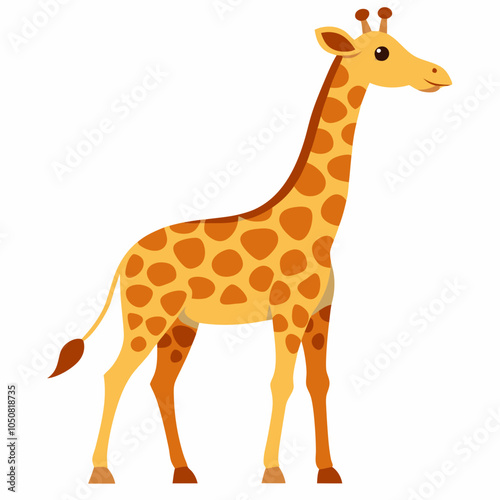 giraffe cartoon illustration