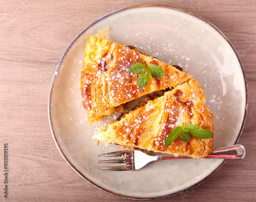 Cheese and sultana pie