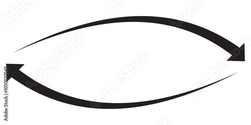 Long arrow icon. long arrow vector. flat style Arrow symbol. arrow on a white background. vector illustration.