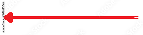 Long arrow icon. long arrow vector. flat style Arrow symbol. arrow on a white background. vector illustration.