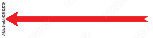 Long arrow icon. long arrow vector. flat style Arrow symbol. arrow on a white background. vector illustration.