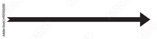 Long arrow icon. long arrow vector. flat style Arrow symbol. arrow on a white background. vector illustration.