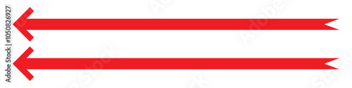 Long arrow icon. long arrow vector. flat style Arrow symbol. arrow on a white background. vector illustration.