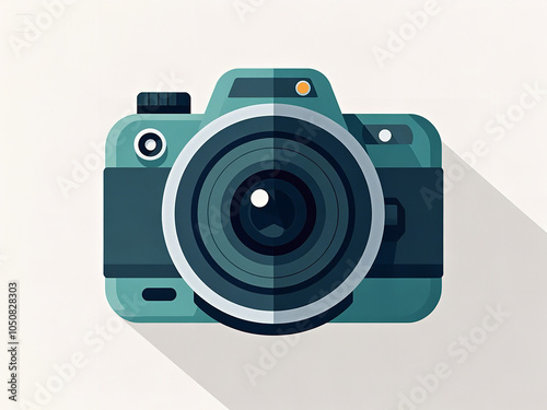 Camera icon, Flat illustration of vector icon PNG