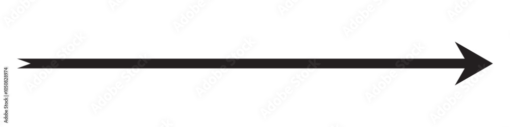 Long arrow icon. long arrow vector. flat style Arrow symbol. arrow on a white background. vector illustration. Long arrow icon. long arrow vector. flat style Arrow symbol. arrow on a white background. vector illustration.