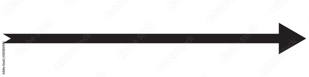 Long arrow icon. long arrow vector. flat style Arrow symbol. arrow on a white background. vector illustration. Long arrow icon. long arrow vector. flat style Arrow symbol. arrow on a white background. vector illustration.