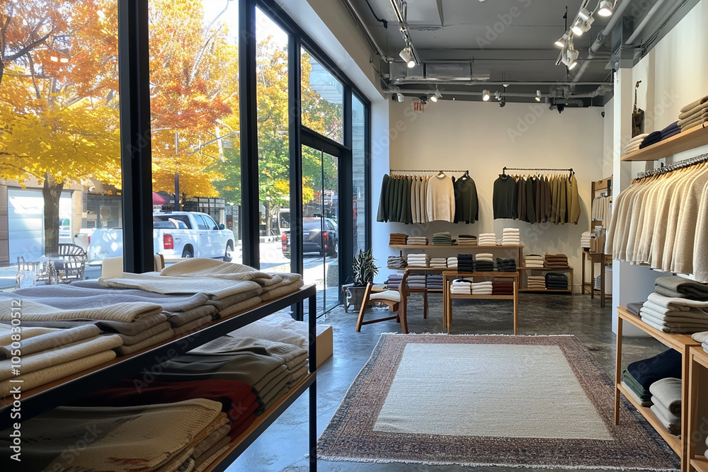 Fototapeta premium Store that sells cashmere