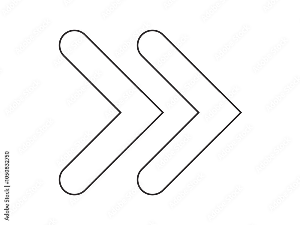 Fototapeta premium Arrow icon. simple arrow vector on white background. flat style arrow icon. vector illustration.