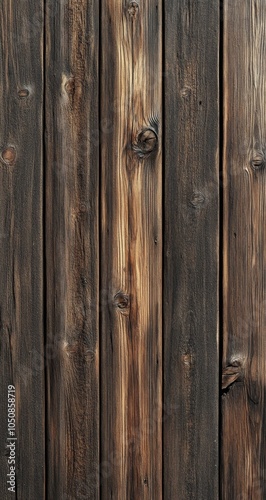 Weathered wooden planks with rich textures reflecting natural aging character...