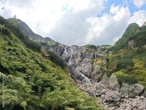 Scenic Hiking Trail in the Mountains