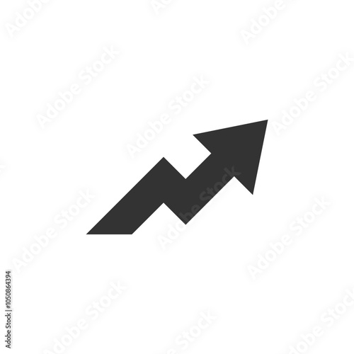 Free Download Success vector icon. arrow illustration sign. Grow symbol. Profit logo. - GFXLoad