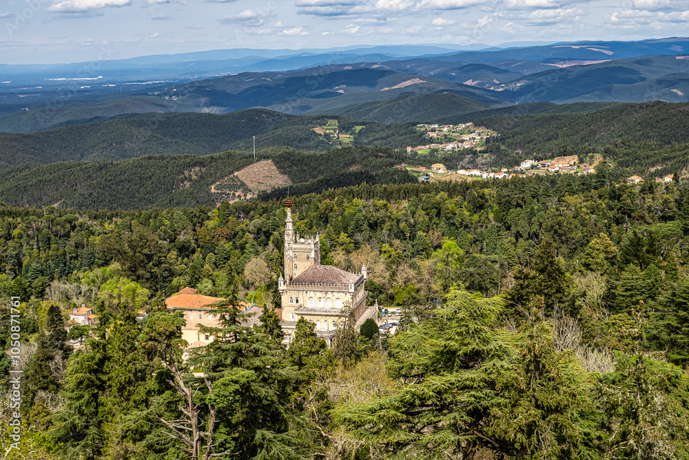 Bussaco Palace Hotel, located in the Bussaco National Forest at Luso, Portugal Bussaco Palace Hotel, located in the Bussaco National Forest at Luso, Portugal
