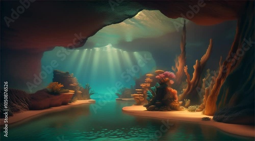 Series of photographs : the marvellous seabed.