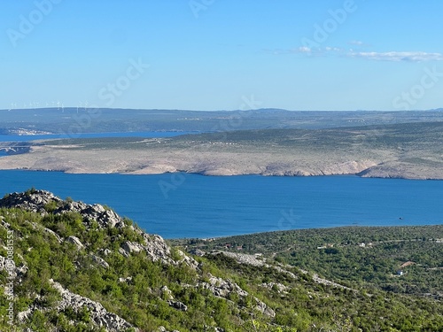 View of the Dalmatian part of the Adriatic Sea from Velebit and from Paklenica National Park (Starigrad, Croatia) - Blick auf die Adria und Inseln vom Velebit und vom Nationalpark Paklenica (Kroatien) photo