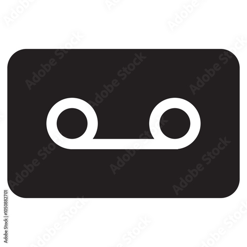 Voicemail symbol icon vector. flat style vector illustration.