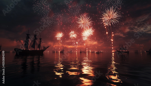 Shimmering Magic: Festive Night in Lights