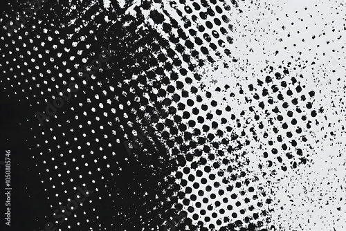 Fototapeta Naklejka Na Ścianę i Meble -  black spots, splashes and dotted paint marks on a white background. grunge texture of old background