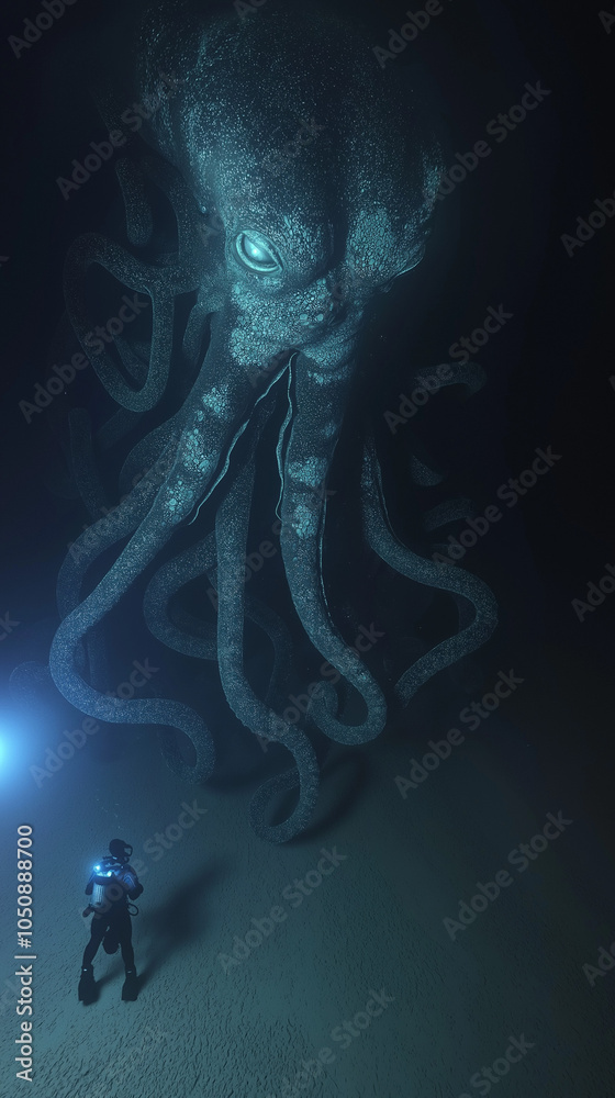 giant deep sea octopus sea monster giant deep sea octopus sea monster