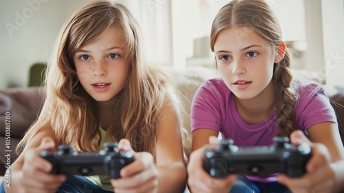 Playtime: A joyous moment for two teenagers