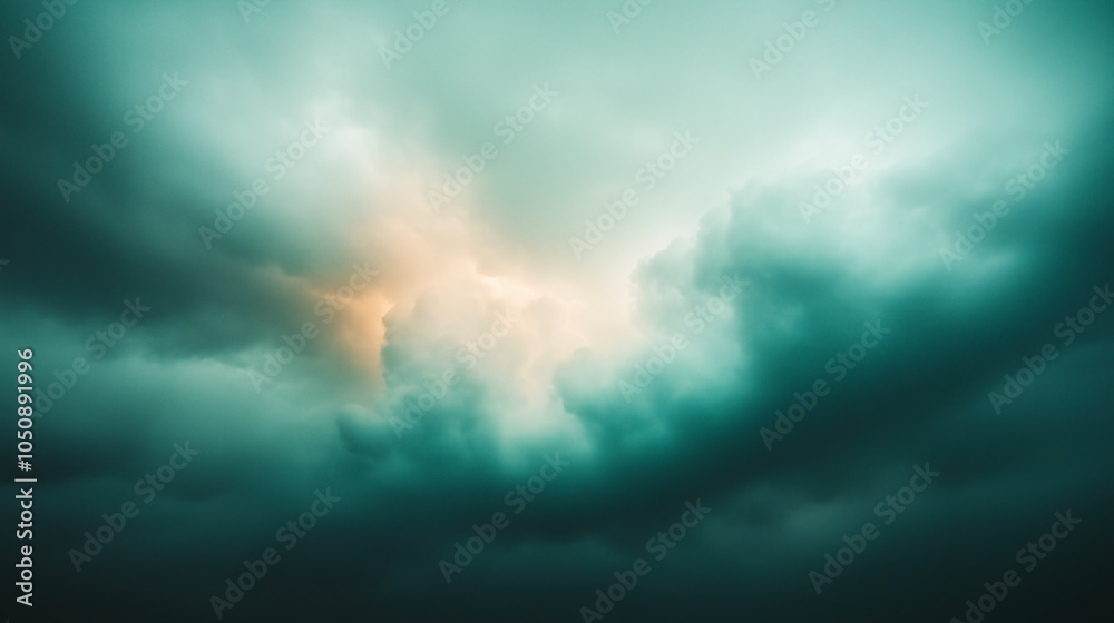 Dramatic sky, clouds, light green Dramatic sky, clouds, light green