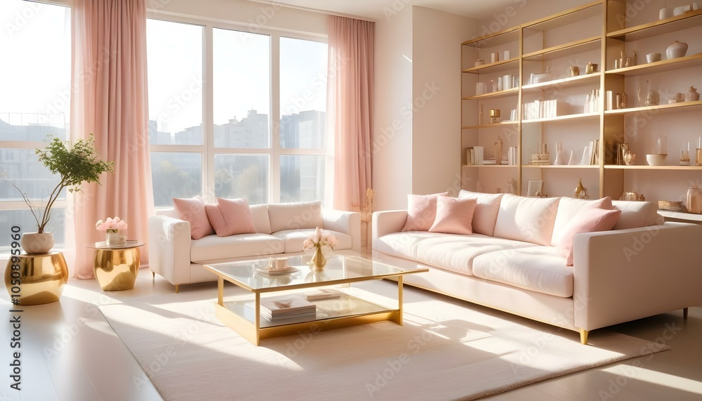 Photo interior modern design room 3d illustration Photo interior modern design room 3d illustration