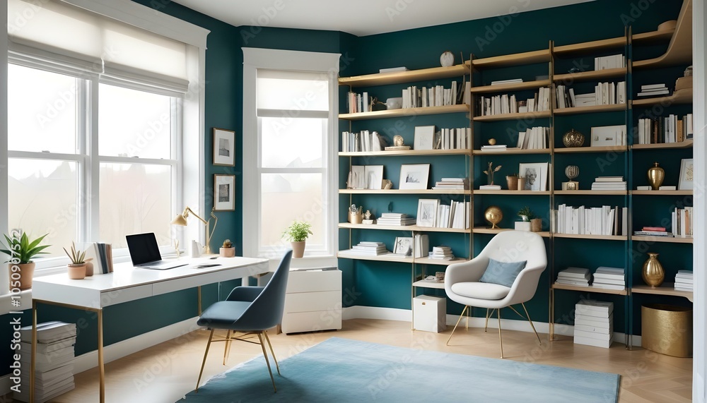 Photo interior modern design room 3d illustration Photo interior modern design room 3d illustration