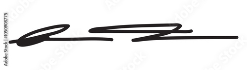 Hand drawn paint, pen, line brush sketch marker underline shape vector icon.