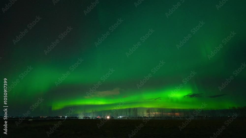 Timelapse of Aurora Borealis dancing at the sky Timelapse of Aurora Borealis dancing at the sky